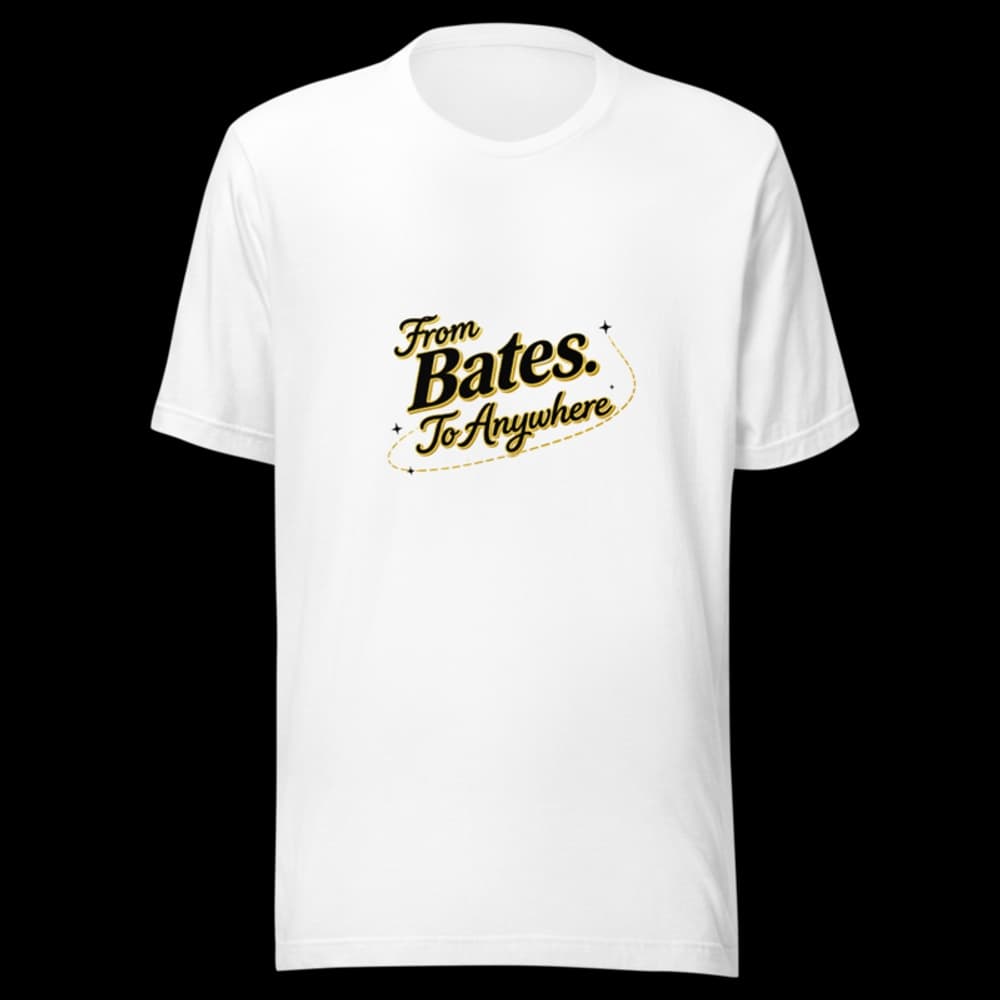 "From Bates." Tee (Black/Gold)