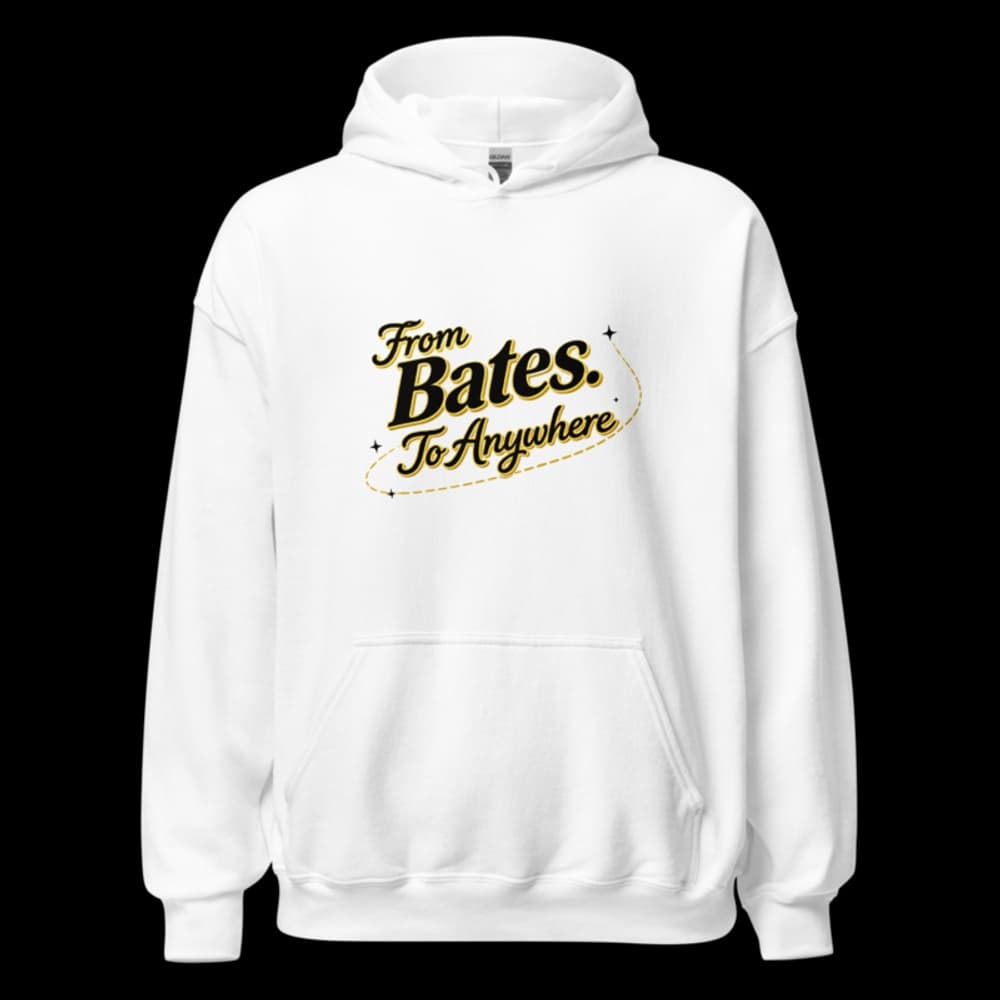 "From Bates." Hoodie (Black/Gold)